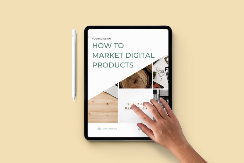 How to Market Digital Products  Business Digital Downloads  PDF  eBook Guide