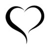 Open Heart 10 Instant Downloads in Black  White 2 SVG  2 PNG  2 EPS  2 dxf  2 jpg digital download