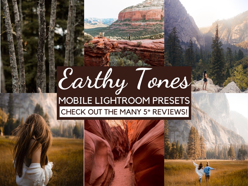 Travel Lightroom Preset for Mobile (EARTHY TONES)   10 Instagram Filters  Mobile Lightroom Preset  Travel Preset  Outdoor Preset for travel