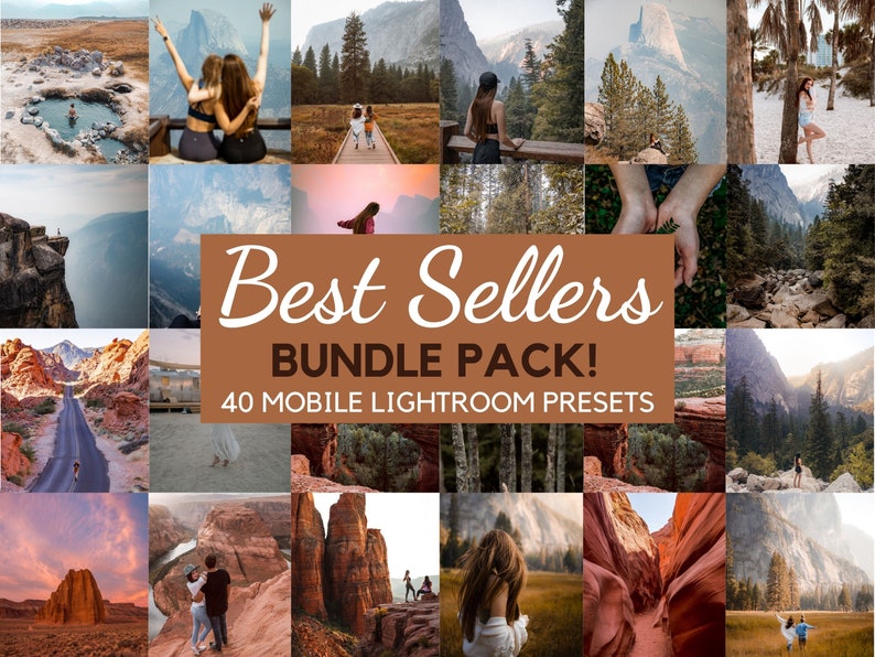 Travel Lightroom Preset for Mobile (BEST SELLING BUNDLE) 40 Outdoor Preset for Bloggers  Filter for Travel Instagram Influencer  Preset