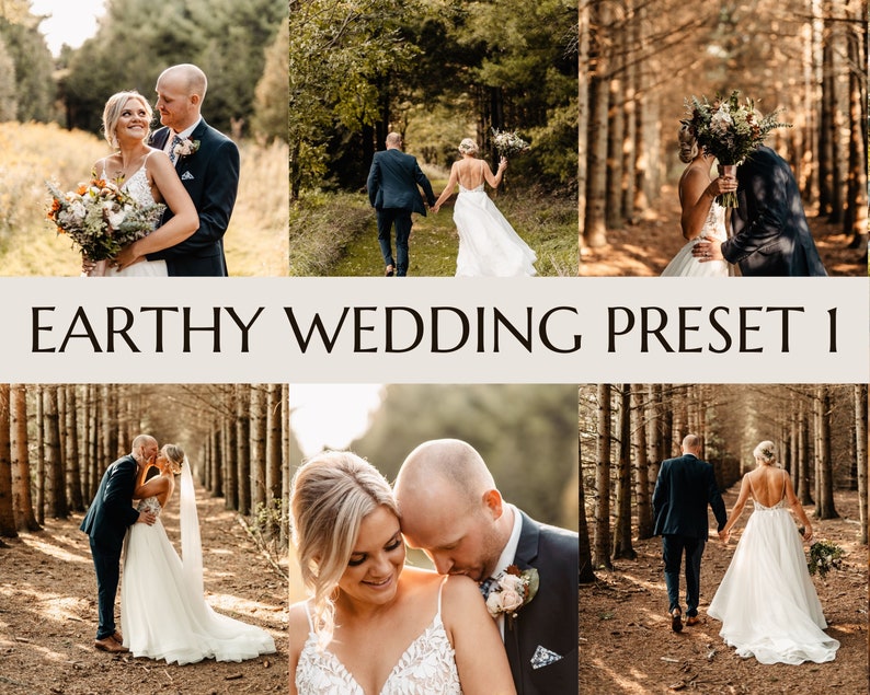 Earthy Wedding Preset for Photographers 1   Lightroom Mobile  Desktop