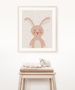 Bunny Boho Nursery Printable Wall Art  Nursery Decor  Animals Playroom Wall Art  Digital Print  Instant Download  Baby Room Decor