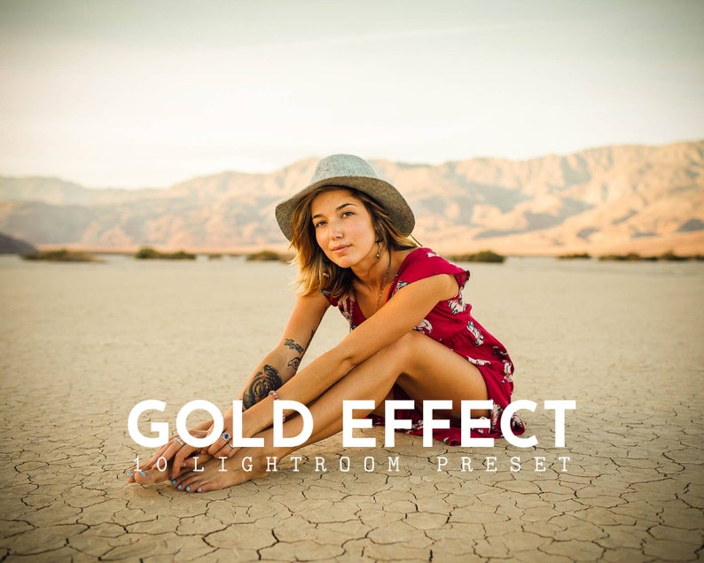 Transform Your Photos with 20 Lightroom Presets   10 Gold Effects and 10 Black  White Filters for Stunning Portraits and Headshots