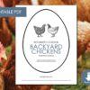 Backyard Chickens Printable   25 pages  Raising Chickens Guide  Instant Download  PDF  Digital Download Homestead Planner