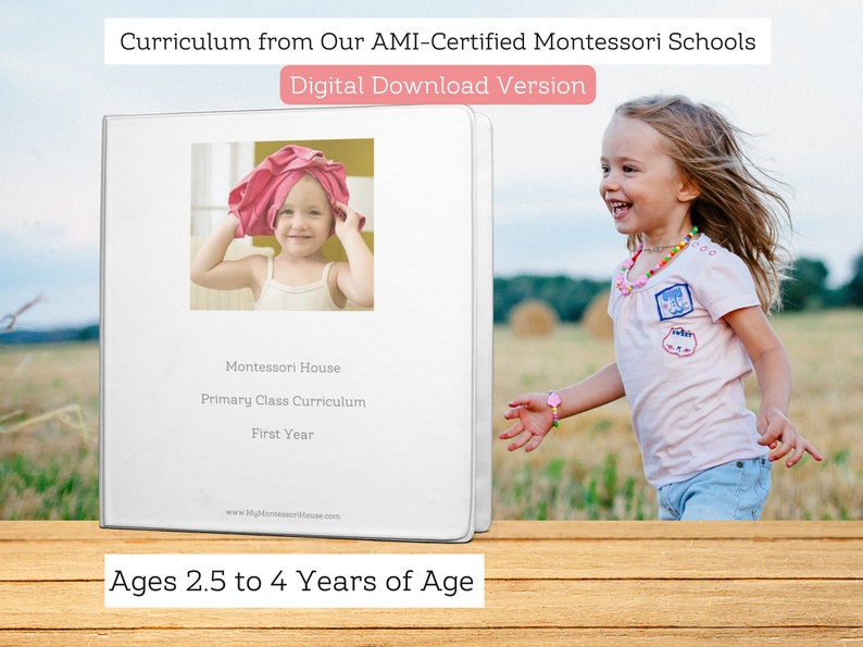 Montessori AMI Curriculum PreK instant DIGITAL download