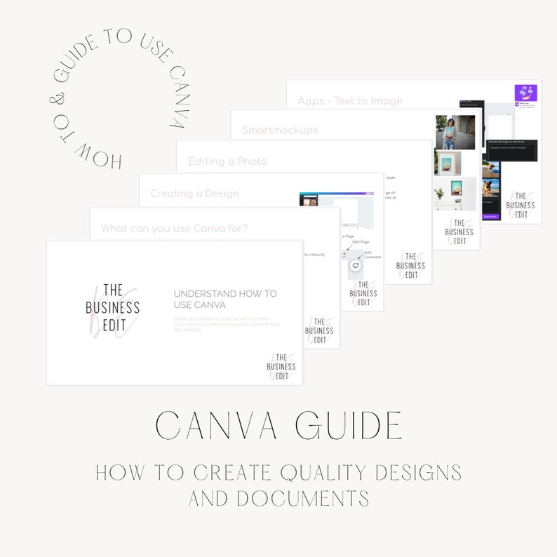 Canva Guide  How To Create Quality Designs and Documents  Digital  PDF Download