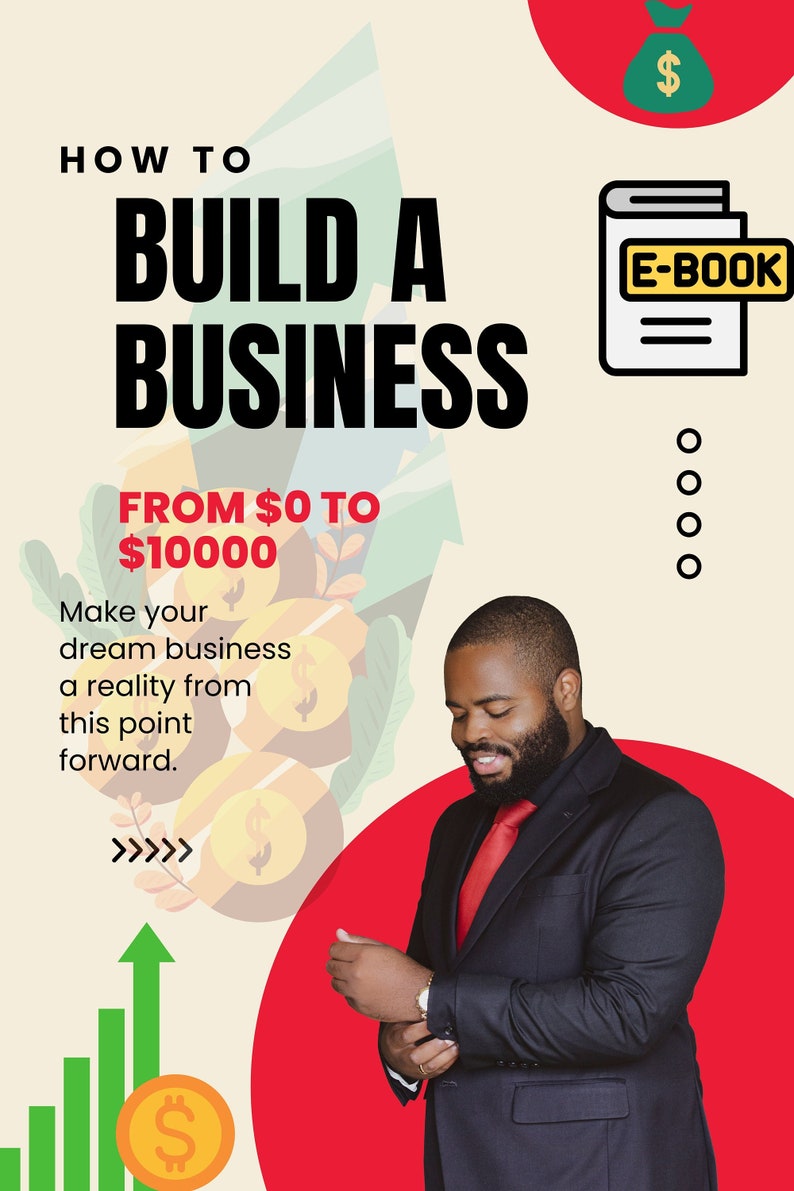 How to build a business from 0 to 10 000 in sales Simple E book guide Digital Download 1 methods and training make money live better