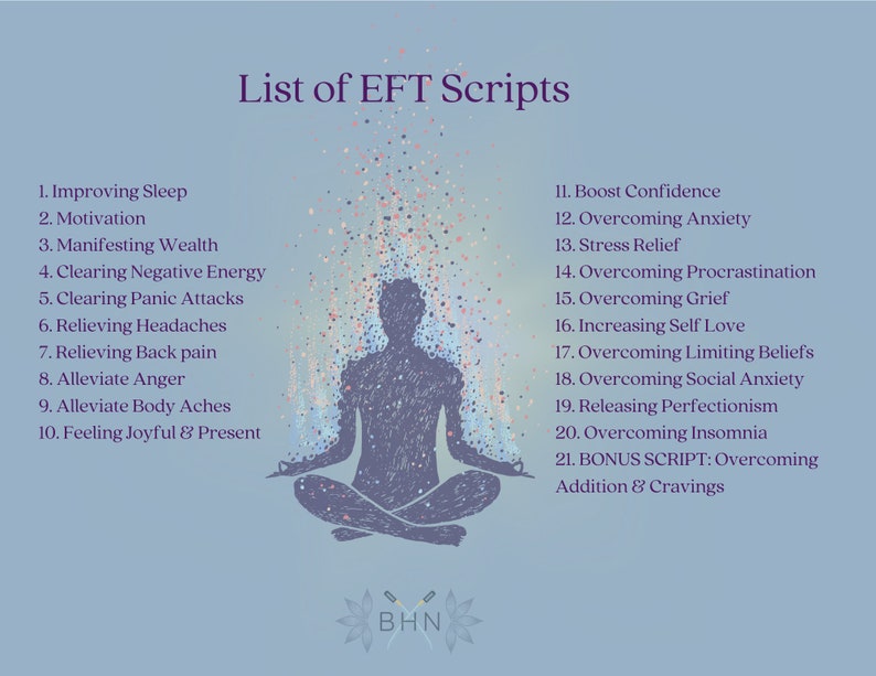 EFT Tapping Script Bundle  Emotional Freedom  Tapping  EFT  Personal Development  Anxiety Relief  Self Help  Relaxation  Digital Download
