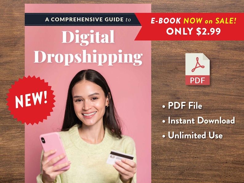 Digital Dropshipping   A Comprehensive Guide  E Book  Become a Digital Dropshipping Expert with Tips  Tricks  and Strategies to Succeed