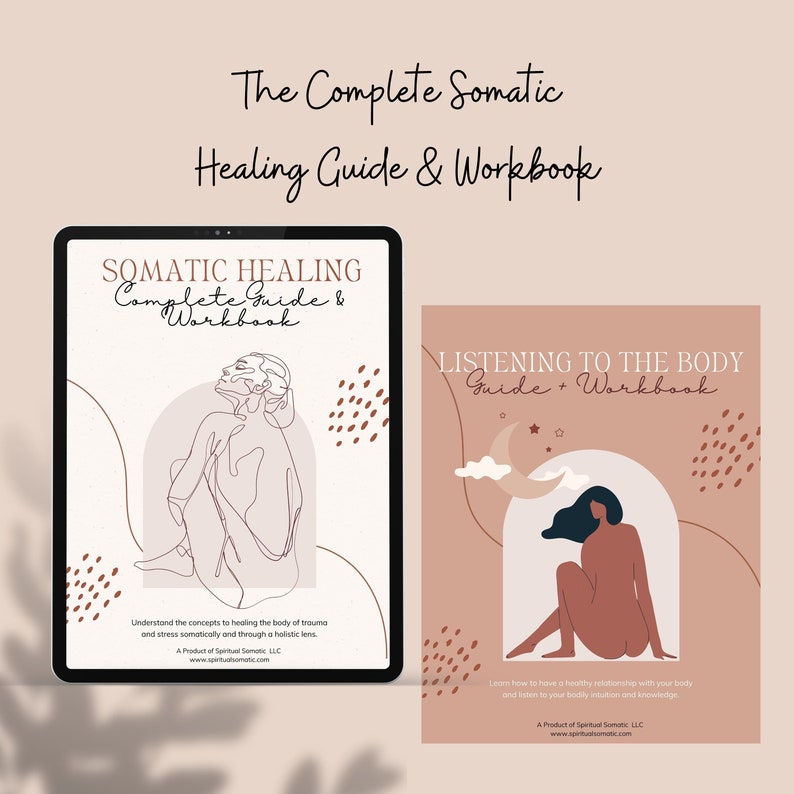 115 Page Somatic Healing Journal  Digital  Somatic Therapy  Self Love Workbook  Mental Health Journal   Shadowwork  Therapy Journal