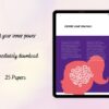 A Guide For Women ADHD E Book Printable Digital Downloadable Wellness