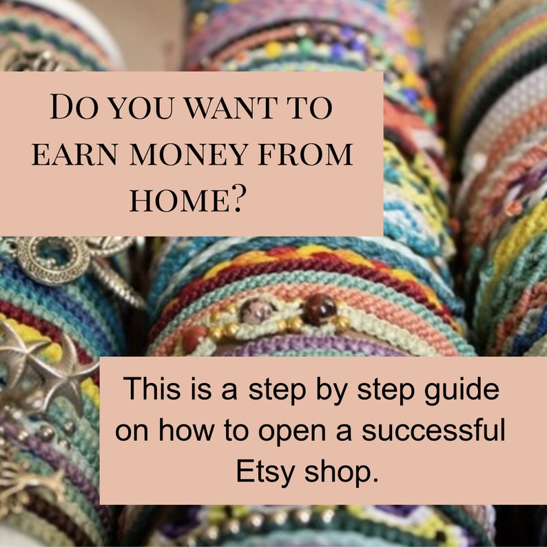 A beginners guide to opening an Etsy store  a step by step guide to opening your small business  INSTANT DOWNLOAD E book