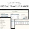 Ultimate Travel Planner Digital Template  Google Sheets  Travel Guide Template Editable Travel Itinerary