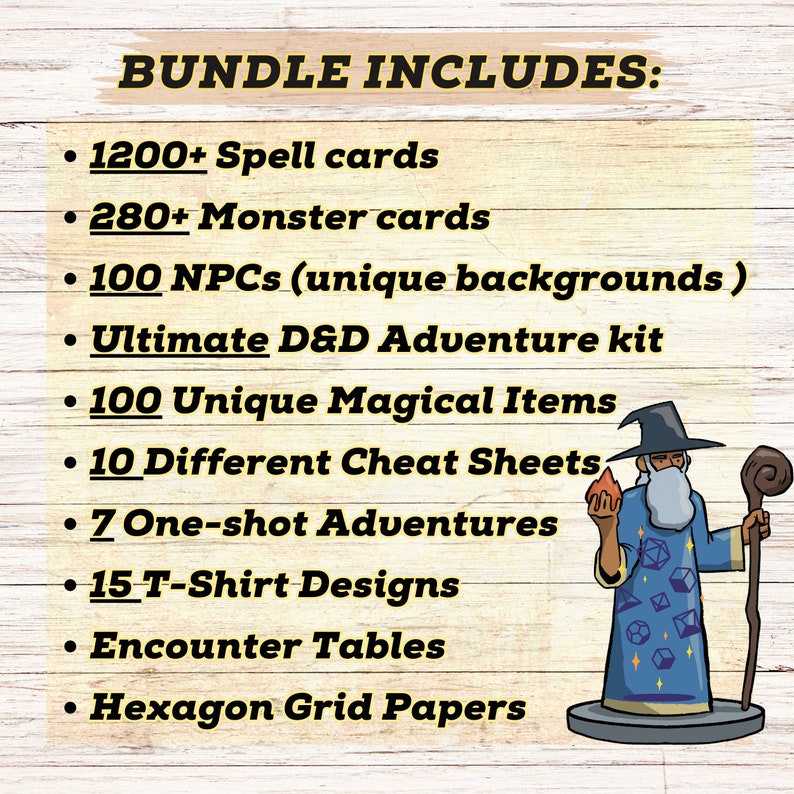 My Whole Store of DD Digital Downloads  Dungeon Master Bundle  5e Compatible  DnD Digital Downloads  Dungeons and Dragons