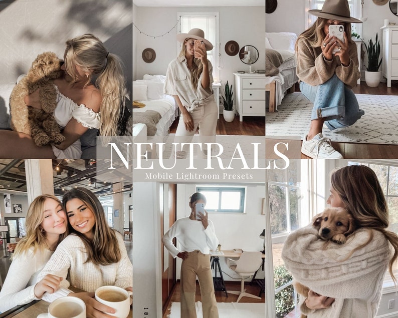Lightroom Presets for Mobile  Neutral Indoor Filters  Photo VSCO Influencer Bright Lifestyle Blogger Editorial  Photography