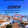 Lisbon Portugal compact pocket travel guide  Travel checklist  Instant digital download  Travel book
