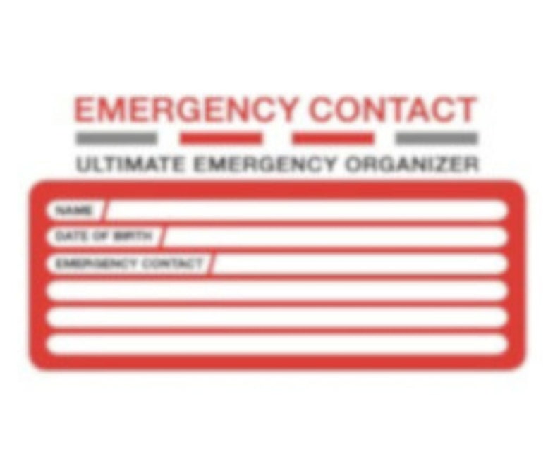 The Go To Gal s Emergency Contact Info Sheet   Printable Fillable Digital Download