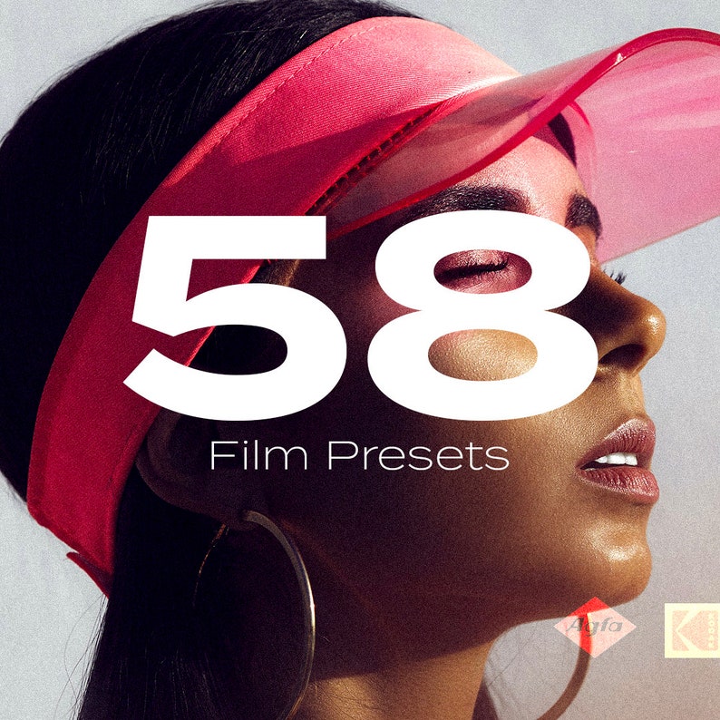 58 Film Presets For Adobe Lightroom  The Film Bundle  Kodak Portra 400  FujiFilm Reala and Agfa Presets  Desktop  Mobile