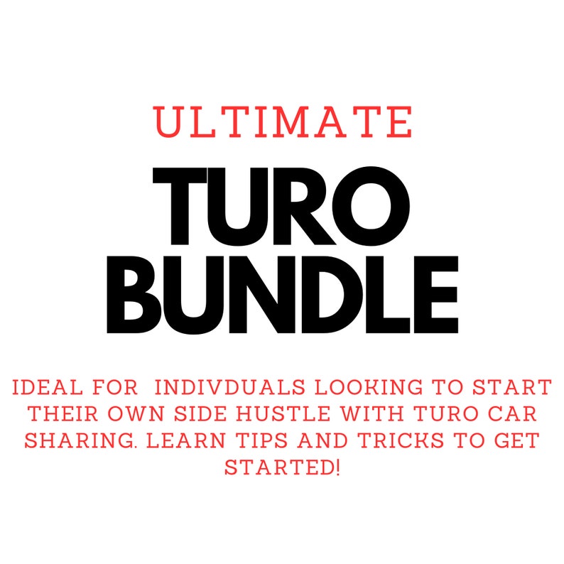 Ultimate Turo Host Bundle   Turo Masterguide   Custom Canva Templates   Messaging Templates   Turo Hosts Guides   How to Become a Turo Host